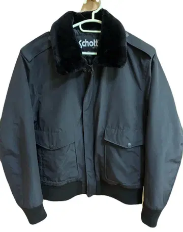 schott 보아 플라이트 자켓 새상품급 블랙 L
