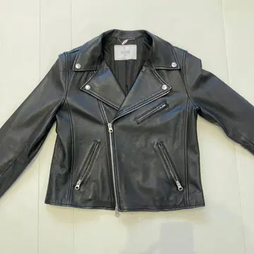 SLOBE IENA 라이더 자켓 블랙