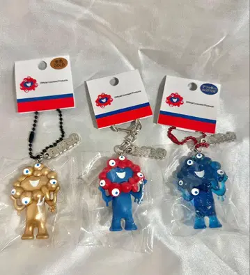 EXPO2025 오사카 간사이 만박 미야쿠미야쿠 입체 키링 플레이트 포함