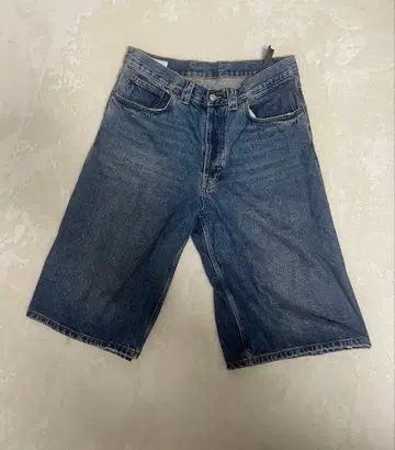 ZARA 데님 숏팬츠 블루