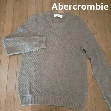 아바크롬비&피치 무스 자수 스웨터 모카 브라운
