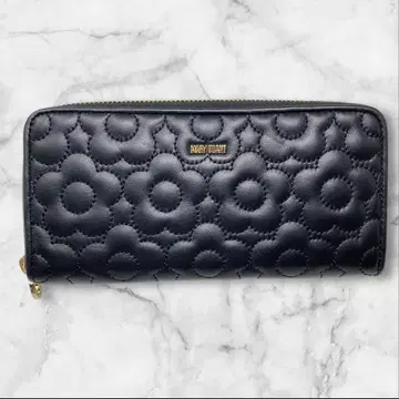 MARY QUANT 장지갑 퀼트폼 데이지 퍼스 마리콴트