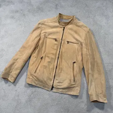 브루넬로쿠치넬리 스웨이드 가죽 자켓 M 사이즈 베이지 라이더스