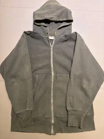 70s 80s 복각 USA제 챔피온 리버스 위브 지퍼 후드티 노랑 택