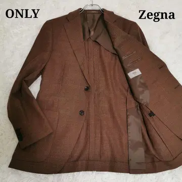 새상품급 온리 이탈리아 고급 원단 제냐 브라운 테일러드 자켓 L 상당