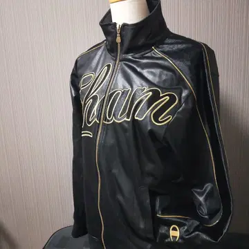 [ 새상품급 ] Champion 저리 상 금 블랙 풀 집업 저리