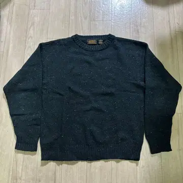 Eddie Bauer 울 니트 네프 80s