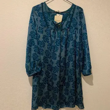 꽃무늬 긴팔 원피스 M