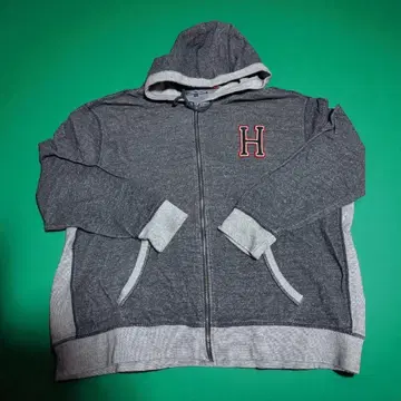 TOMMY HILFIGER 후드 부착 후드티 5XLT 그레이
