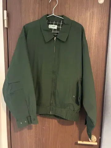 Crocodile 그린 자켓 블루종 점퍼 스윙탑