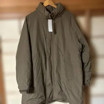 UNIQLO 방풍 패딩 코트 XL 사이즈 브라운 몬스터 파카