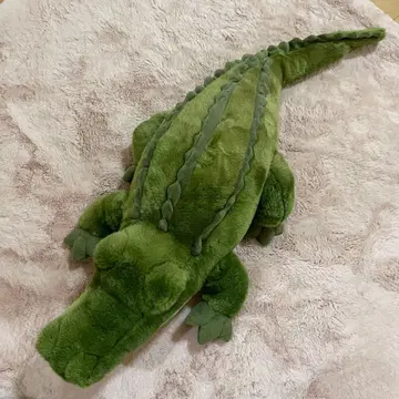 그린 컬러 악어 모양 봉제 인형 약 60cm