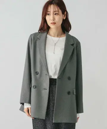 미사용 택 포함 관리 용이 SET UPW 자켓 그레이