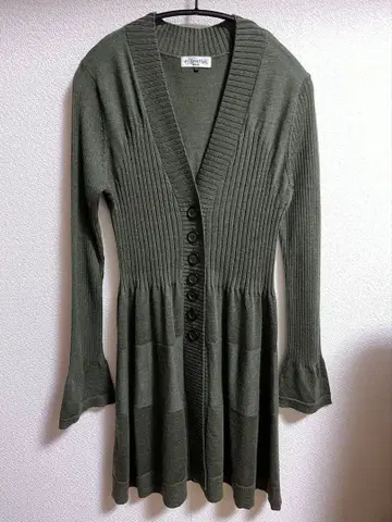 essentiel HIROKO BIS 롱 니트 가디건 모스그린 M