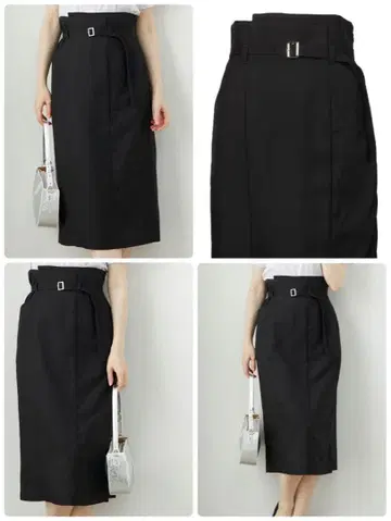 12TwelveAgenda 블랙 타이츠 스커트 M 벨트 포함