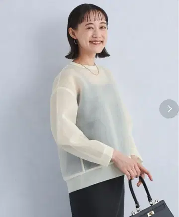 새상품 그린 라벨 릴랙싱 시어 풀오버