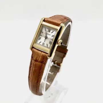 작동품 CITIZEN kii 시티즌 키 에코드라이브 스퀘어 골드