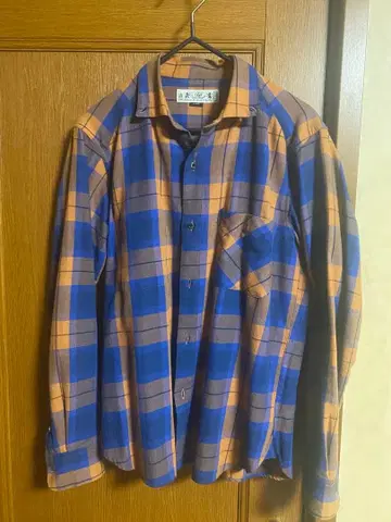 bal 체크 플란넬 셔츠