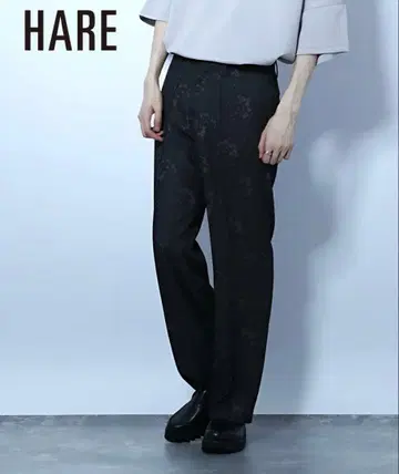 HARE 페이즐리 플라워 팬츠 슬랙스 플레어