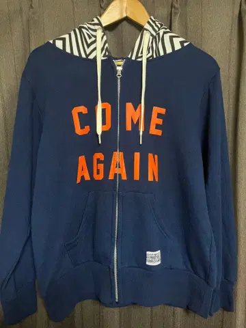 쇼난노카제 COME AGAIN 후드티 네이비 XL 사이즈