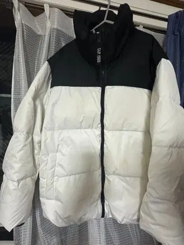 GAP 1969 다운 자켓 투톤 오버 사이즈