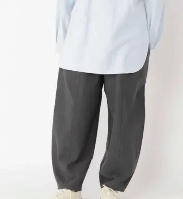 studio CLIP 프론트 커브 옥스 팬츠