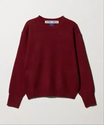 CITEN 레드 긴팔 니트
