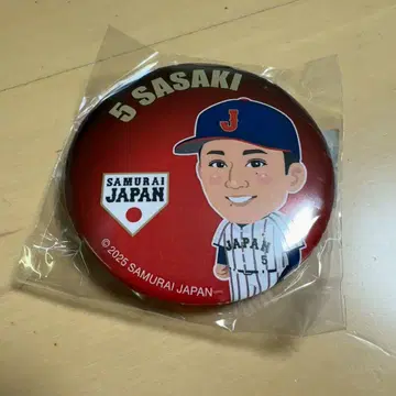 사무라이 재팬 캔뱃지 배치 사사키 타이 히로시마 도요카프