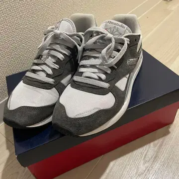 리복 스니커즈 그레이/화이트/스카이블루