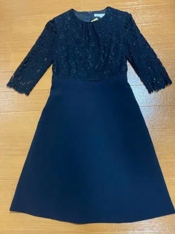 23구 S 네이비 레이스 원피스