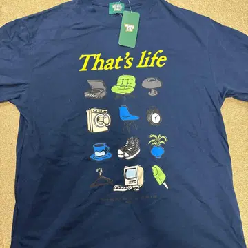 That's life 네이비 T셔츠 미사용 새상품