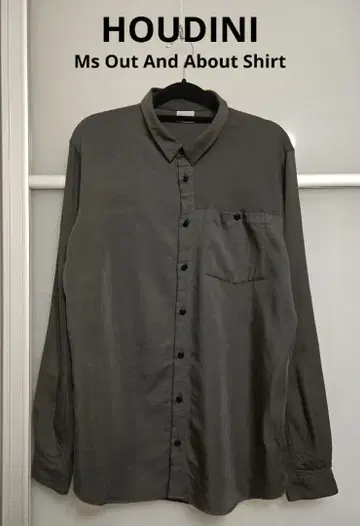 HOUDINI Ms Out And About 셔츠 그린 M 사이즈
