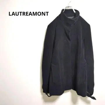 로트레아몽 [ 3 ] 코트 아우터 스탠드 카라 울 미디엄 기장