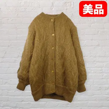 안감 부착 케이블 짜임 가디건 퍼지 구제 의류 루즈핏
