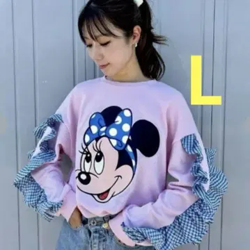 [ 새상품 ] 시마무라 치마지라 미니 프릴 트레이닝복 맨투맨 L 사이즈