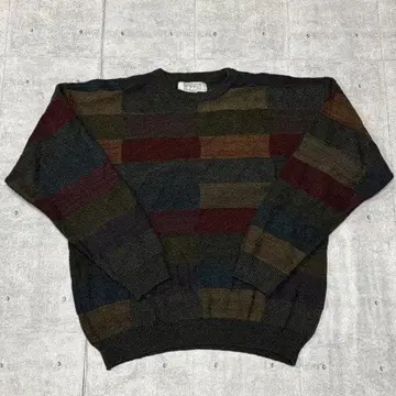 90s GIAN FRANCO RUFFINI ITALY 패치워크 니트