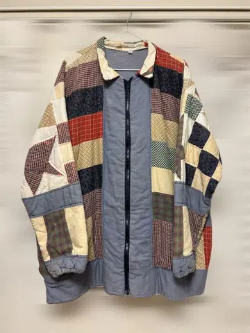 패치워크 퀼트 자켓 빈티지