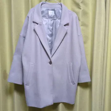 로리즈팜 라이트 그레이 체스터 코트