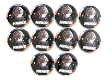 [ 익명 배송 ] 니지산지 카나에 칠차원 학생회 캔뱃지 10개 커버 포함
