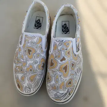 Vans 하트 무늬 슬립온 슈즈