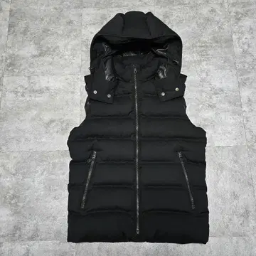 새상품급 EDIFICE 에디피스 M 다운 베스트 울 다운 80% 블랙