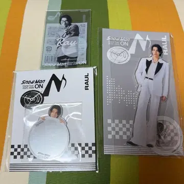 [ 미개봉 새상품 ] Snow Man 돔 투어 2025 라울 3종 세트