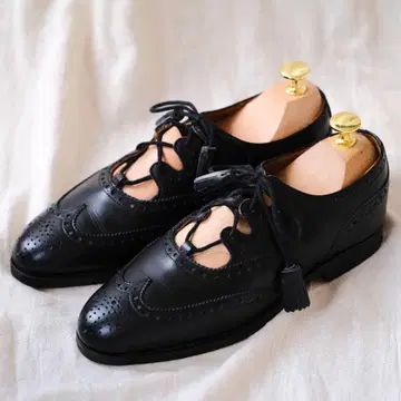 C&J 로이드 풋웨어 x 587 태슬 길리 풀 브로그 블랙 5C