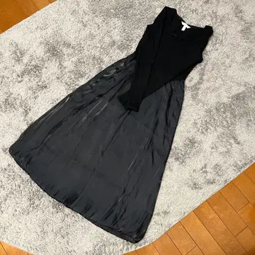 ZARA 블랙 긴팔 롱 원피스 US XS 새상품
