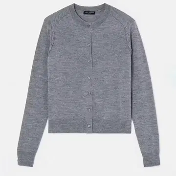 TARA JARMON 타라자몽 메리노울 니트 가디건 그레이