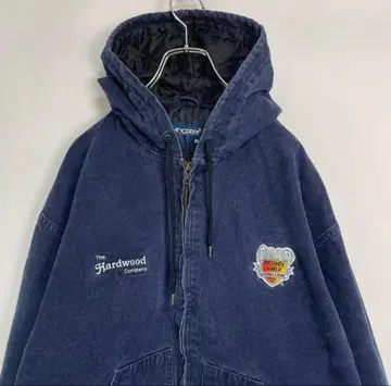 Swingster USA 90s 액티브 자켓 데님 기업 로고 XL