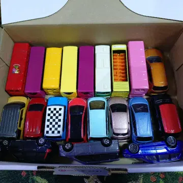 토미카 미니카 세트 20대 버스 승용차