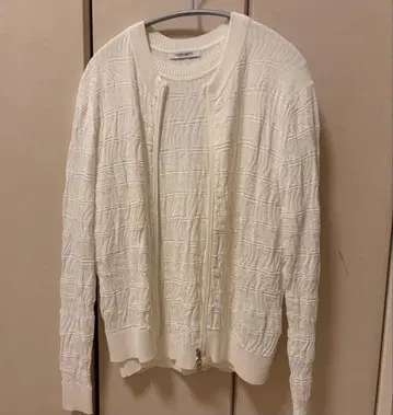 MORABITO 화이트 앙상블 긴팔 가디건 M
