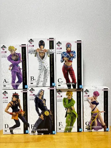 죠죠의 기묘한 모험 A~G상 피규어 세트