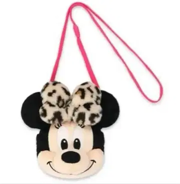 택 포함 새상품 디즈니 미니 숄더백 레오파드 무늬